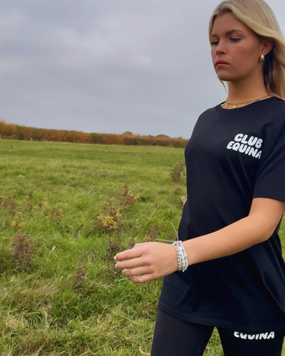 Club Equina Riders T-Shirt Black