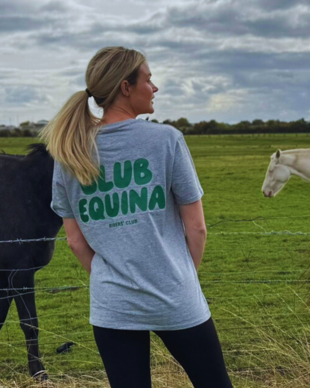 Club Equina Riders T-Shirt Black